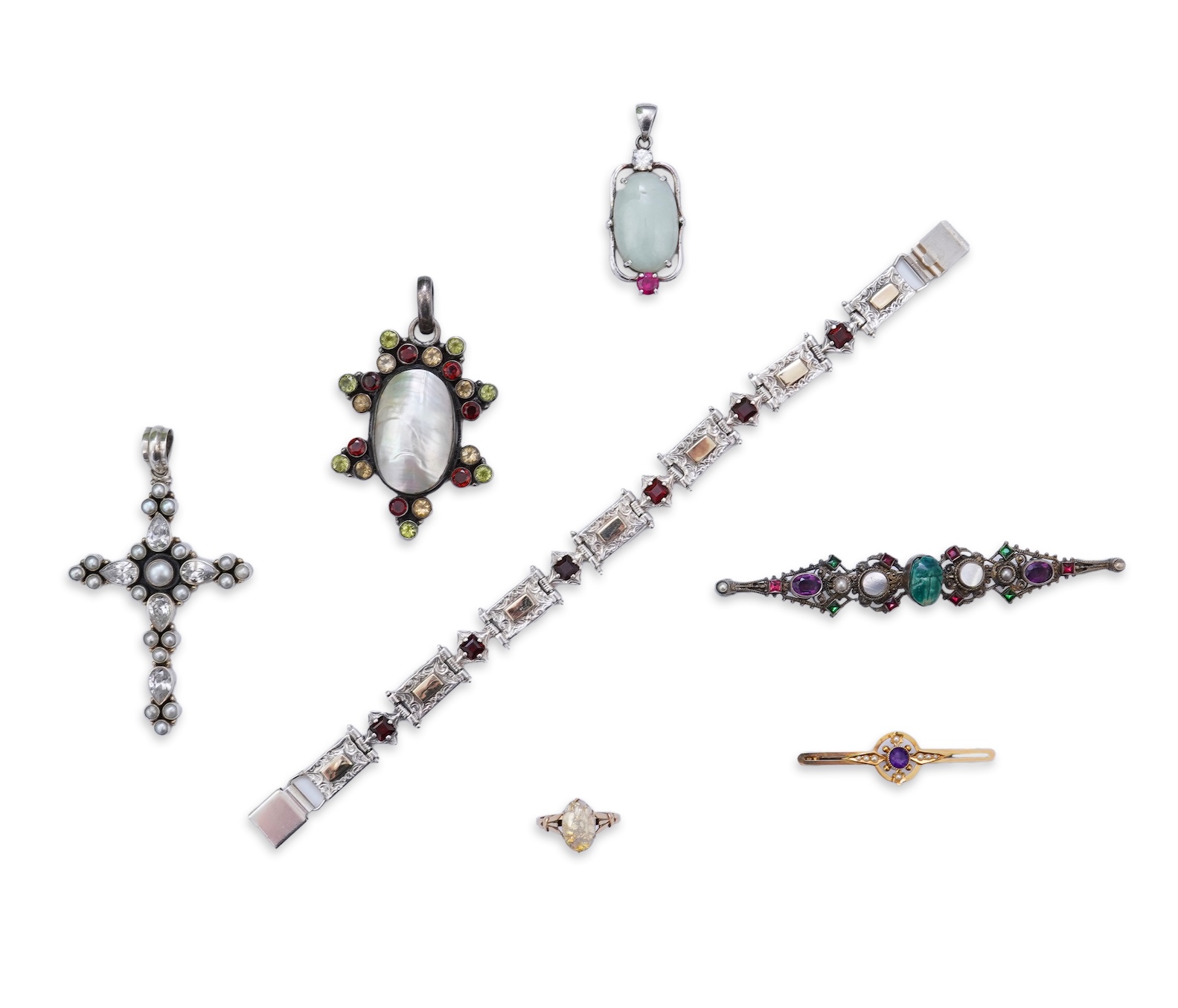 A collection of jewels